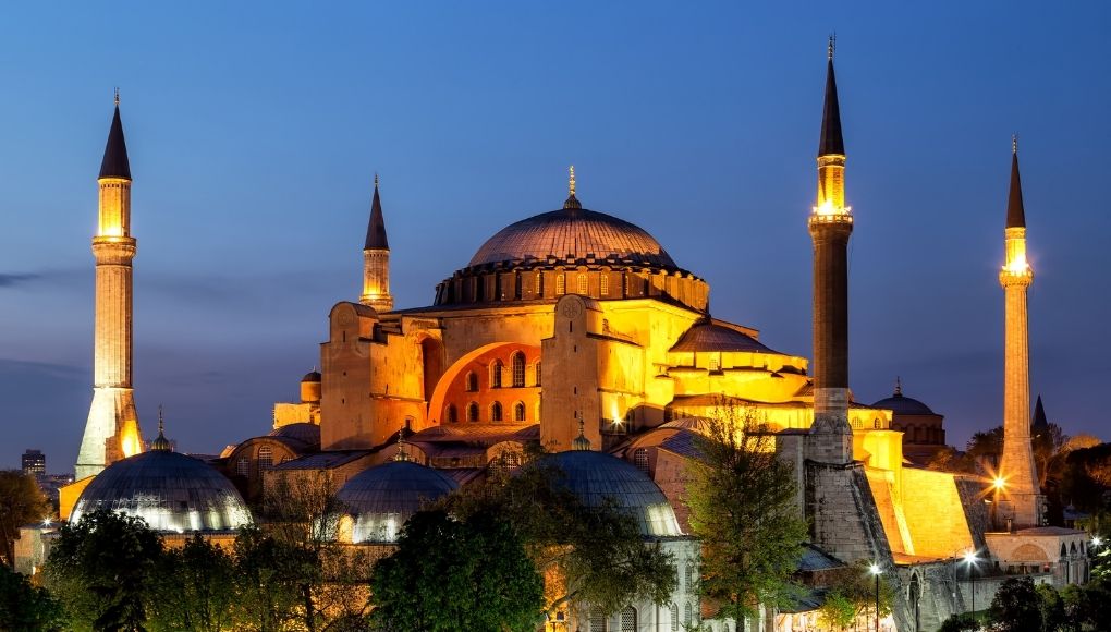 Evening View of Hagia Sophia