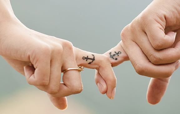 Tattoo suggestions for minimal couples